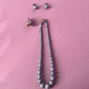 Women’s vintage necklaces, ring, & earrings